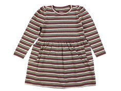 Name oil green striped dress
